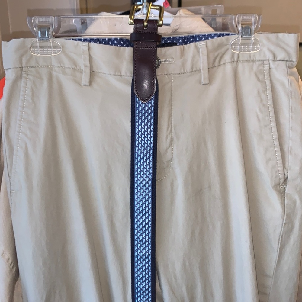 MENS VINEVARD VINES WHALE BELT